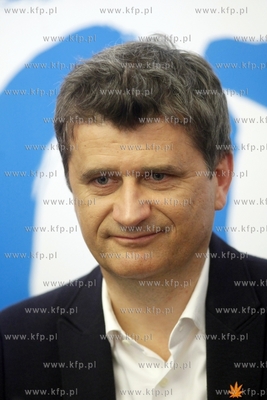 Gdansk. Konferencja prasowa Janusza Palikota i Marka...