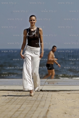 Sopot. Zatoka Sztuki. Prezydent Miasta Sopotu Jacek...