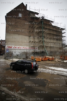 Biskupia Gorka w Gdansku. Kamienice przy ul. Biskupiej.
10.12.2013
fot....