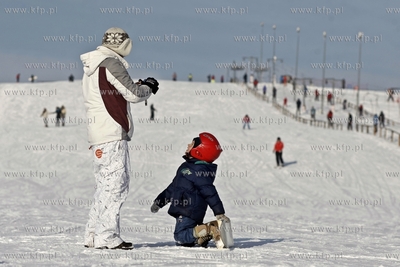 Stok narciarski w Trzepowie w okolicach Przywidza.
01.02.2014
fot....