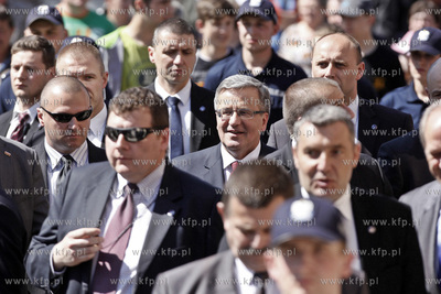 Wizyta Prezydenta RP Bronislawa Komorowskiegow Sztumie....
