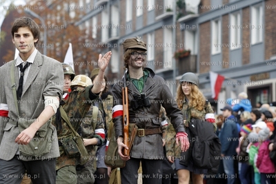 Gdansk. Parada na Swieto Niepodleglosci.
11.11.2014
fot....