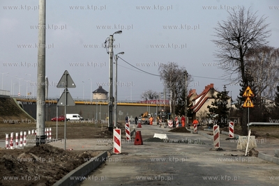 Przebudowa ulicy Uczniowskiej w Gdańsku Letnicy. 25.03.2015...