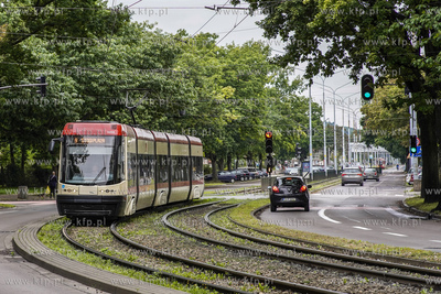 Gdańsk Strzyża. Trawaj PESA 120NAG SWING  03.09.2020...
