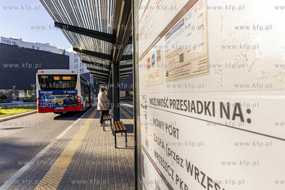 Pętla tramwajowo - autobusowa Siedlce. 11.10.2022...