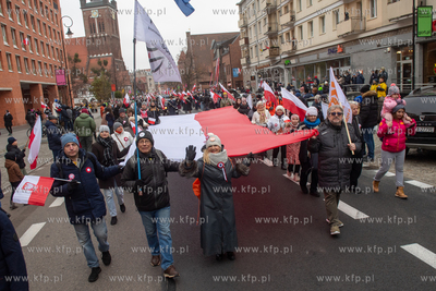 Gdańsk. Parada z okazji Narodowego Święta Niepodległości....