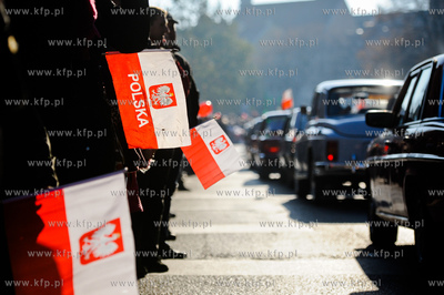 Gdansk. Parada z okazji 93 rocznicy odzyskania przez...