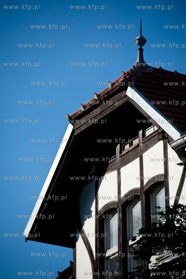 Gdansk. Wrzeszcz. Kamienica na ulicy Stefana Batorego....