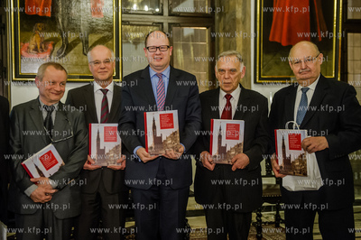 Gdansk. Wielka Sala Wety Ratusza Glownego Miasta. Promocja...