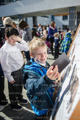 Gdansk. Uroczystosc nadania imienia Arkadiusza Arama...