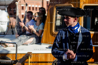Gdansk. Rybackie Pobrzeze. Baltic Sail. Inscenizacja...