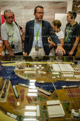 Gdansk. Swieto Historycznej sali BHP, znajdujacej sie...