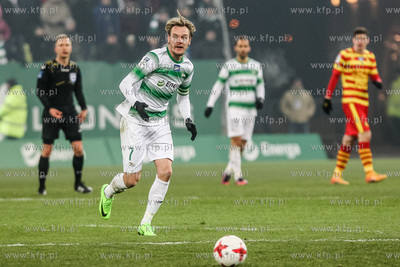 Stadion Energa Gdańsk.  Mecz XXI Kolejki Lotto Ekstraklasy...