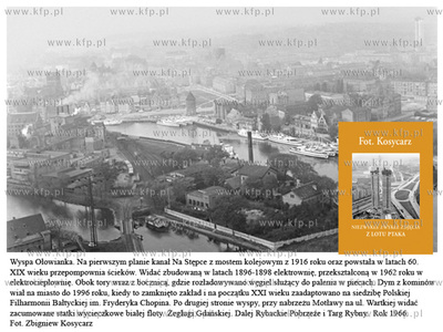 Wyspa Ołowianka. Na pierwszym planie kanał Na Stępce...