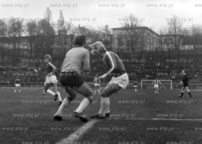Mecz Lechii Gdańsk z AKS Górnik Niwka na stadionie...