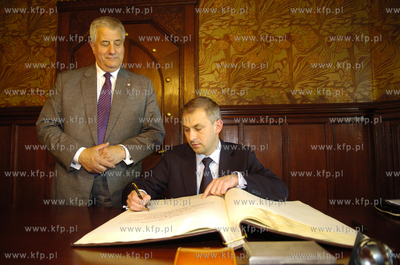 Grzegorz Napieralski, przewodniczacy Sojuszu Lewicy...