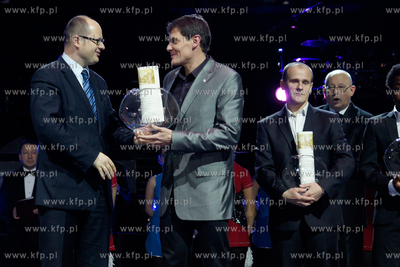Gdanska Gala Sportu w Ergo Arenie. Nz. Pawel Adamowicz...