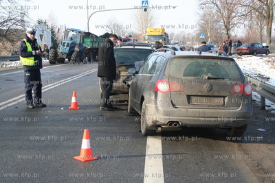 Na krajowej "siodemce" w miejscowosci Solnica niedaleko...
