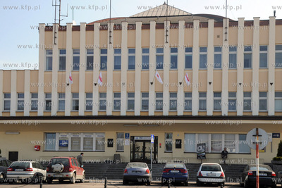 Protest pracownikow Gdynskiego WUZ przeciwko prywatyzacji....