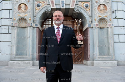 Gdansk. Dwor Artusa. Wreczenie nagrod w plebiscycie...