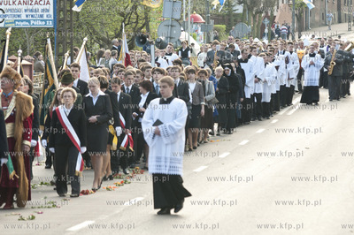 Eksporta zwlok biskupa Szlagi do katedry pelplinskiej....