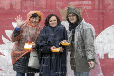 Z okazji 100 lecia odzyskania Niepodległości na placu...