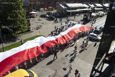 Gdańsk. Święto Wolności i Solidarności. Przemarsz...
