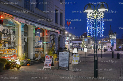 Sopot. Swiateczne iluminacje w Sopocie. 14.12.2020...