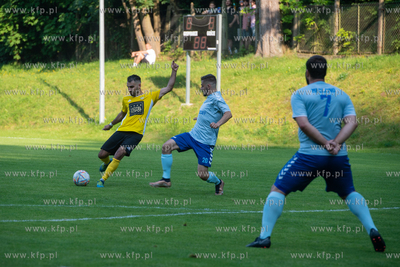 Mecz piłkarskiej Klasy A, w którym zmierzyły się...