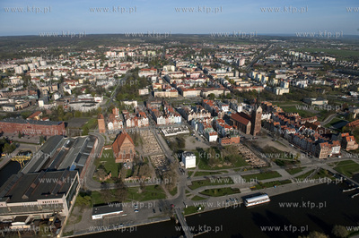 Elblag z lotu ptaka. 19.04.2009 fot. Kacper Kowalski...