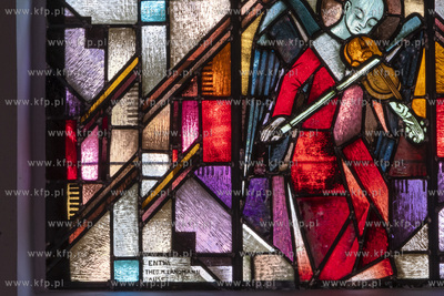 Witraże autorstwa Theo Landmann'a (1903-1978), niemieckiego...