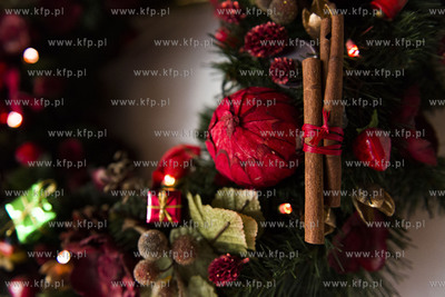 Świąteczne wieńce ozdobne.09.12.2019 Fot. Anna...
