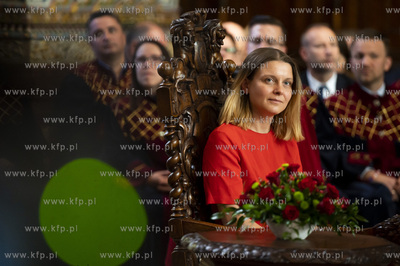 Gdańsk. Uroczysta LI sesja Rady Miasta Gdańska w...