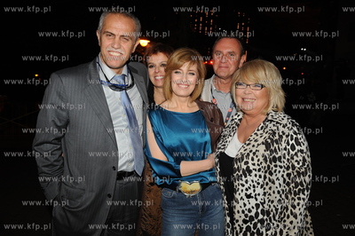 Top-Trendy, nz Zygmunt Solorz, po prawej Nina Terentiew,...