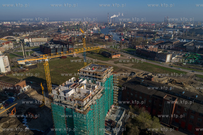 Gdansk, Mlode Miasto, tereny dawnej Stoczni Gdansk....