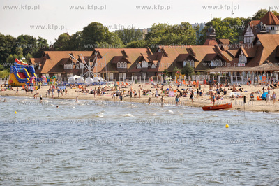 Sopot. Plaza i Lazienki Poludniowe. 27.08.2009 Fot....