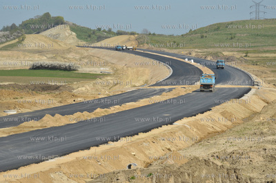 Budowa Obwodnicy Poludniowej Gdanska - wezel Straszyn.06.05.2011Fot....