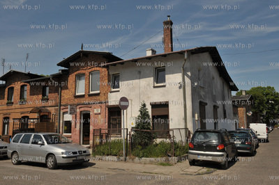 Gdańsk Wrzeszcz. Kolonia domków robotniczych tuż...