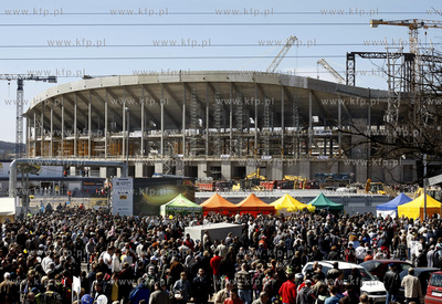 Gdansk. Dzien otwarty stadionu pilkarskiego w Letnicy.
25.04.2010
fot....