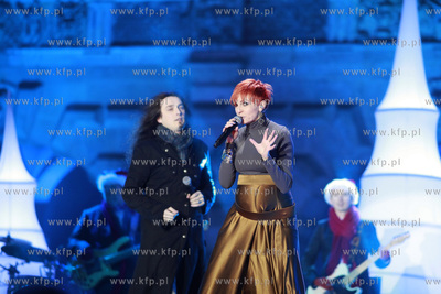 Gdansk. Dlugi Targ. Koncert Cała Polska śpiewa kolędy...