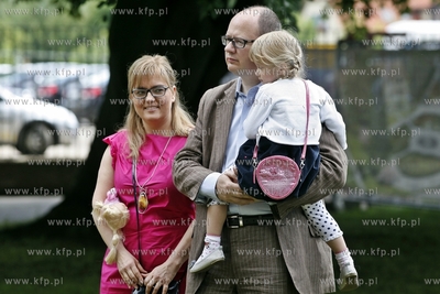 Gdansk.Uroczystość podpisania aktu erekcyjnego oraz...