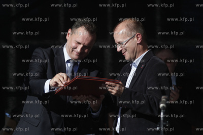 Festiwal WILNO W GDANSKU. Scena na Targu Weglowym....