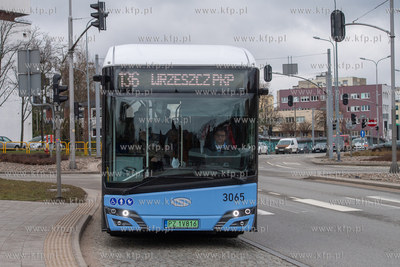 Gdańsk, Wrzeszcz. Testy autobusu elektycznego Solaris...