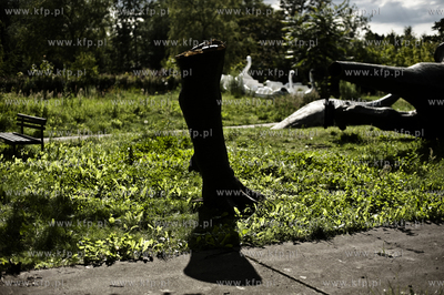 Berlin stolica Niemiec. Nz. Opuszczone wesole miasteczko...