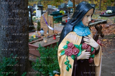 Gdańsk, Cmentarz Srebrzysko. Prezentacj projektu Znani-Niezapomniani....