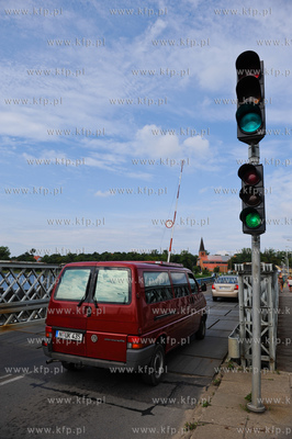 Gdansk Sobieszewo. Most Pontonowy na Martwej Wisle...