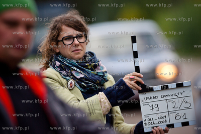 Gdynia. Plan zdjeciowy filmu pt Uklad Zamkniety w rezyserii...