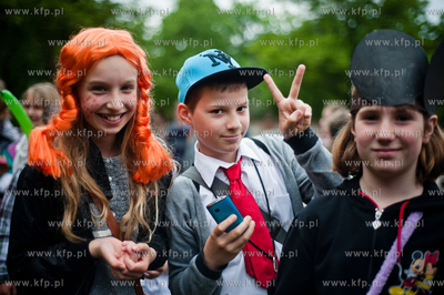 Gdansk. Zieleniec Nowego Ratusza. Festyn dla dzieci...