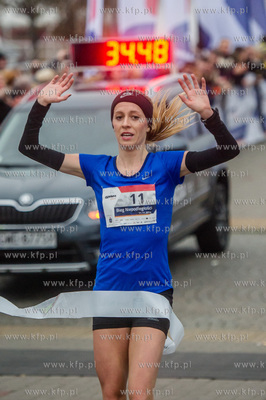 Gdynia. Skwer Kosciuszki. Meta Biegu Niepodleglosci....