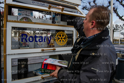 Sopot. Skwer Kuracyjny. Obchody swiatowego Dnia Rotary...